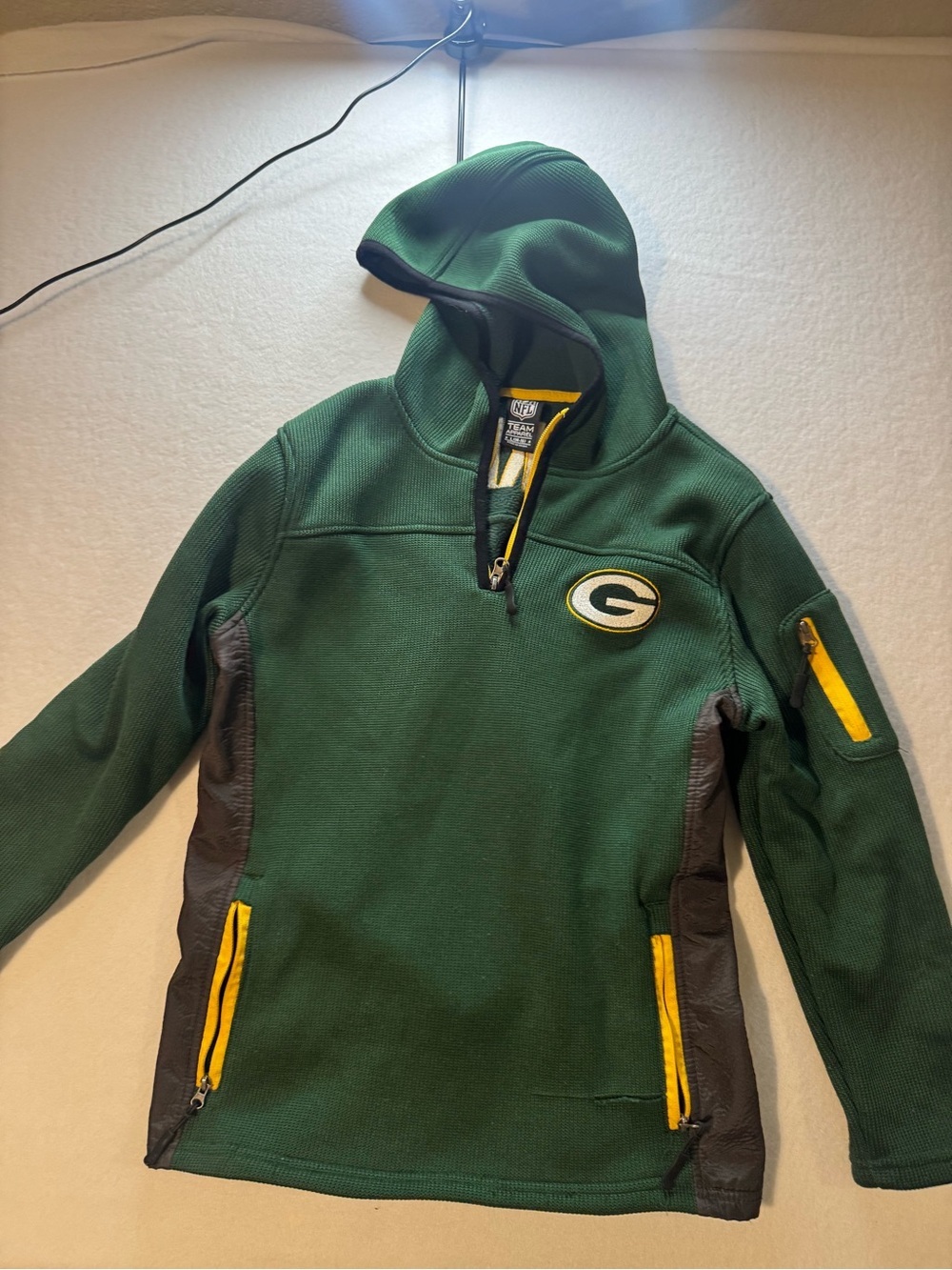 NFL Green & Yellow Kids Hoodie - Packers Pullover